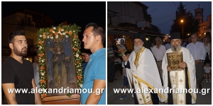 Περιφορά της ιεράς εικόνας της πολιούχου  Αγίας Παρασκευής στη Μελίκη Ημαθίας (Φώτο - βίντεο)