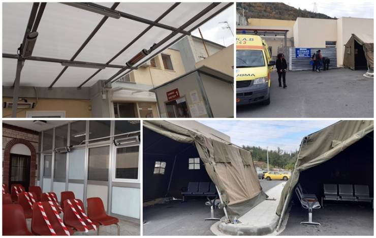 Νοσοκομείο Βέροιας: Μάχη με τον κορονοϊό δίνουν γιατροί και νοσηλευτές - Έτοιμοι οι νέοι εξωτερικοί χώροι αναμονής