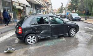 Τροχαίο ατύχημα στο κέντρο της Αλεξάνδρειας
