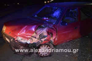 Τροχαίο ατύχημα στην ΠΕΟ Αλεξάνδρειας - Βέροιας ανάμεσα Καβάσιλα - Σταυρό