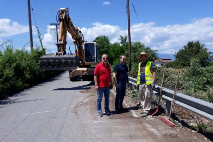 Δελιόπουλος και Τόκας επί το έργον για εργασίες στο δρόμο από ΝΗΣΕΛΙ μέχρι Ραψωμανίκη