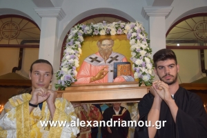 Ι.Ν. Αγίου Αλεξάνδρου: Λιτάνευση της Εικόνας και των Λειψάνων του Αγίου στην Αλεξάνδρεια Ημαθίας