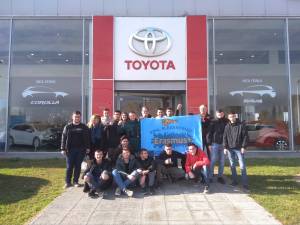 Η ομάδα Erasmus+ του ΕΠΑ.Λ.  Αλεξάνδρειας επισκέφτηκε την  Toyota Polis στη Θεσσαλονίκη