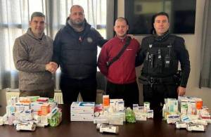 Δωρεά φαρμακευτικού υλικού στις τρεις επιχειρησιακές ομάδες της Διεύθυνσης Αστυνομίας Ημαθίας