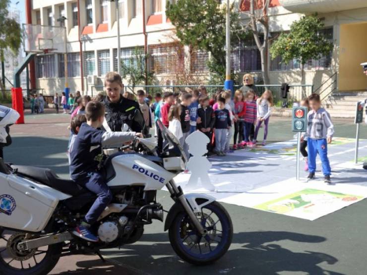 Γεγονός το μάθημα της Κυκλοφοριακής Αγωγής και Οδικής Ασφάλειας στο Δημοτικό σχολείο