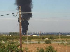 Ημαθία: Πυρκαγιά σε εργοστάσιο συσκευασίας στο δρόμο Αγ. Γεωργίου – Πατρίδας