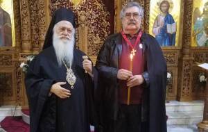 Με το οφφίκιο του Άρχοντα Νοταρίου τίμησε ο Πατριάρχης τον Αντώνη Καγκελίδη