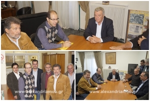 Ο Γραμματέας της Κ.Ο. Επιτροπής του ΠΑΣΟΚ Στέφανος Ξεκαλάκης επισκέφθηκε την Αλεξανδρεια