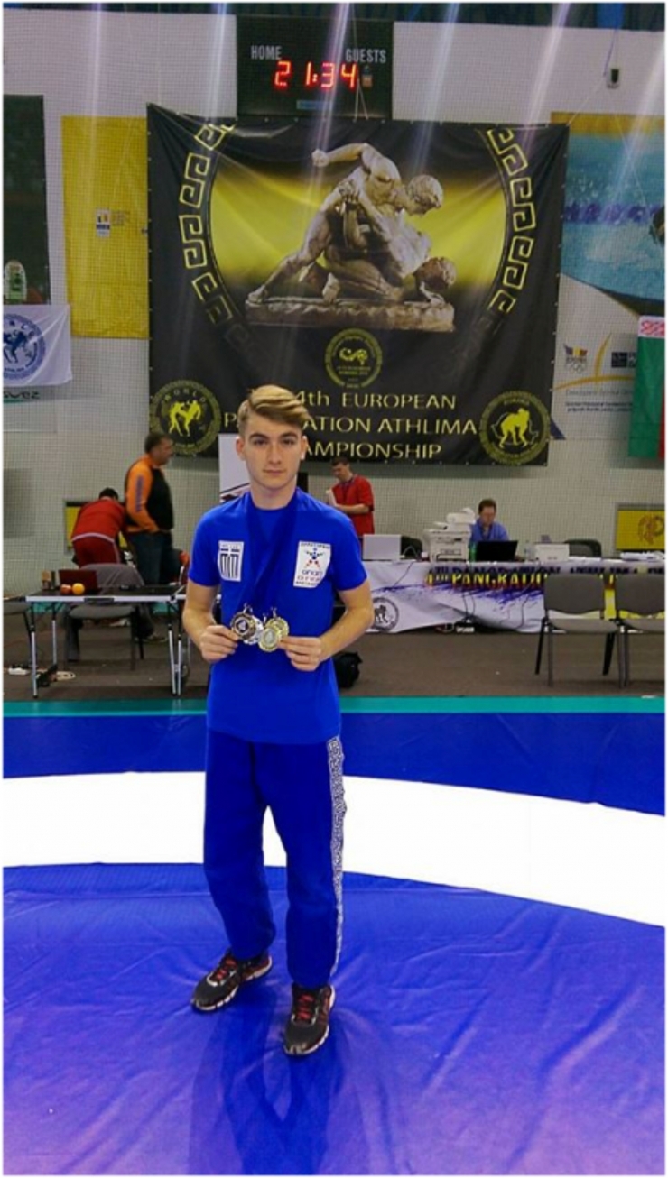 Πανευρωπαϊκός Πρωταθλητής στο παγκράτιο ο Ρηγόπουλος Λουκάς