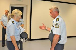 Η Διοικητής της Αστυνομικής Ακαδημίας επισκέφτηκε τη Σχολή Μετεκπαίδευσης στη Βέροια (φώτο)