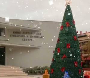 Άναμμα του Χριστουγεννιάτικου Δέντρου από το Δήμαρχο Αλεξάνδρειας την Τετάρτη 9 Δεκεμβρίου