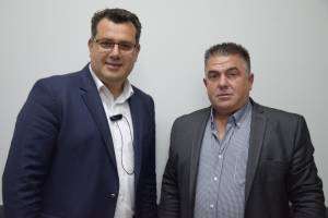 Και ο Θωμάς Χατζόπουλος με τον Κώστα Ναλμπάντη