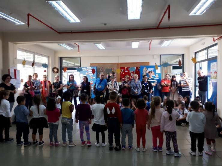 Eπίσκεψη μαθητών και δασκάλων από Πολωνία, Πορτογαλία, Εσθονία και Ιταλία στο Νηπιαγωγείο Πλατέος
