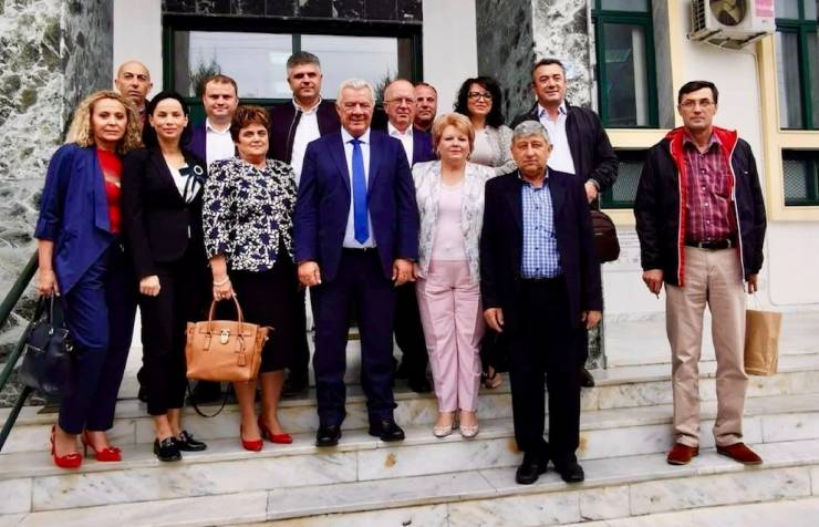Συνάντηση του Δημάρχου Αλεξάνδρειας με εκπροσώπους της τοπικής αυτοδιοίκησης από την Ρουμανία
