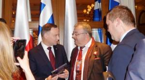Συνάντηση του επικεφαλής της ΟLYMPIA ELECTRONICS POLSKA με τον Πρόεδρο της Πολωνίας