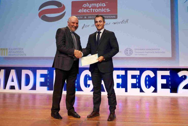 Διπλή Επιτυχία της OLYMPIA ELECTRONICS A.E. στα βραβεία MADE IN GREECE 2017