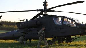 Στην Αλεξάνδρεια Ημαθίας τα αμερικανικά ελικόπτερα μετά τις πλημμύρες στο Στεφανοβίκειο
