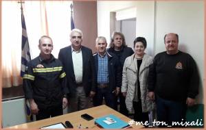 Αστυνομία, Πυροσβεστική και Πολεοδομία Αλεξάνδρειας επισκέφθηκε ο Μιχάλης Χαλκίδης (φώτο)