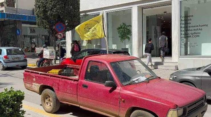 Μηχανοκίνητη πορεία στο Κέντρο της Βέροιας από την Ενωτική Ομοσπονδία Αγροτικών Συλλόγων Ημαθίας