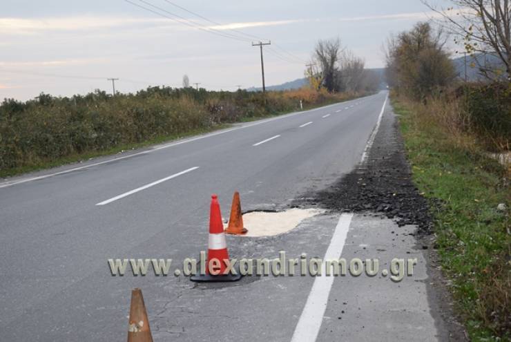 Διακόπτεται και σήμερα η κυκλοφορία στην Π.Ε.Ο Θεσσαλονίκης – Κατερίνης στο ύψος του Αιγινίου