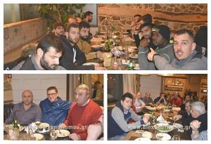 Γεύμα του Προέδρου του ΦΙΛΙΠΠΟΥ ΑΛΕΞΑΝΔΡΕΙΑΣ κ. Σαμαρά σε ποδοσφαιριστές και διοίκηση