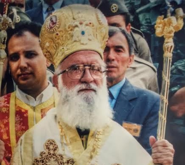 &Epsilon;&kappa;&omicron;&iota;&mu;ή&theta;&eta; &omicron; &Mu;&eta;&tau;&rho;&omicron;&pi;&omicron;&lambda;ί&tau;&eta;&sigmaf; &Sigma;&tau;&alpha;&upsilon;&rho;&omicron;&pi;&eta;&gamma;ί&omicron;&upsilon; (&alpha;&delta;&epsilon;&lambda;&phi;ό&sigmaf; &tau;&omicron;&upsilon; &Mu;&eta;&tau;&rho;&omicron;&pi;&omicron;&lambda;ί&tau;&omicron;&upsilon; &Beta;&epsilon;&rho;&omicron;ί&alpha;&sigmaf;)