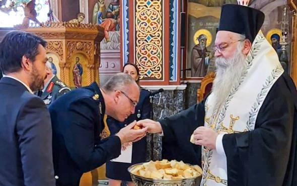 Δοξολογία για τον προστάτη της Ελληνικής Αστυνομίας Άγιο Αρτέμιο στη Βέροια