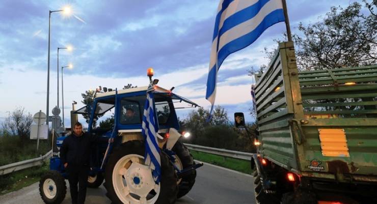 Συμβολικός αποκλεισμός και ενίσχυση του μπλόκου της Κουλούρας - Μηχανοκίνητη πορεία στον ΕΛΓΑ στη Βέροια την Τετάρτη