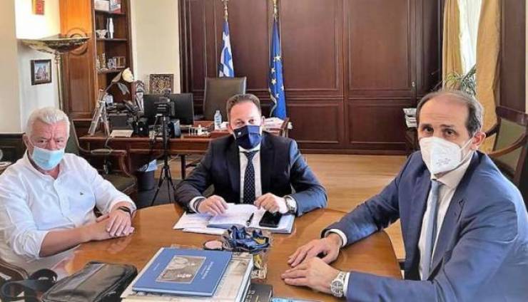 Διαδοχικές συναντήσεις Δημάρχου Αλεξάνδρειας Π. Γκυρίνη στην Αθήνα με Πέτσα, Βεσυρόπουλο και Πρόεδρο ΕΚΑΒ - Επίκεντρο οι χρηματοδοτήσεις έργων