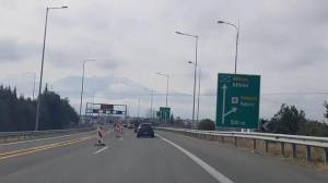 Διακοπή κυκλοφορίας στην εθνική οδό Αθηνών - Θεσσαλονίκης στην Πιερία