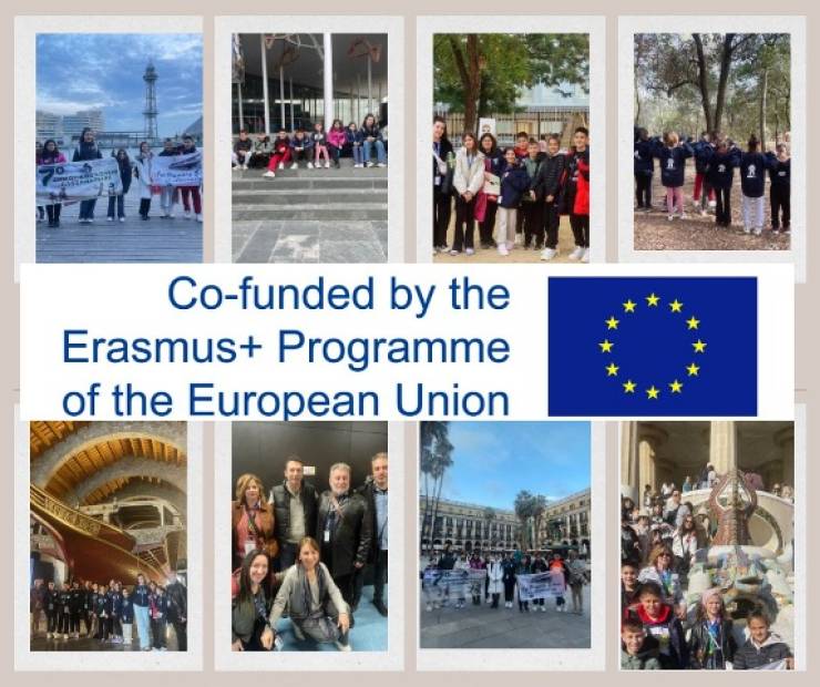 Mαθητές και εκπαιδευτικοί από το 1ο και 7ο Δημοτικό Σχολείο Αλεξάνδρειας στη Βαρκελώνη στα πλαίσια του Προγράμματος Εrasmus+