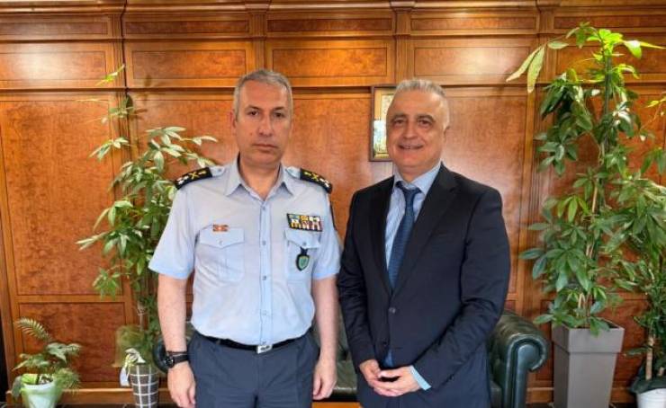 Ο Υφυπουργός Ανάπτυξης συναντήθηκε με τον Αρχηγό της Ελληνικής Αστυνομίας για θέματα της Ημαθίας