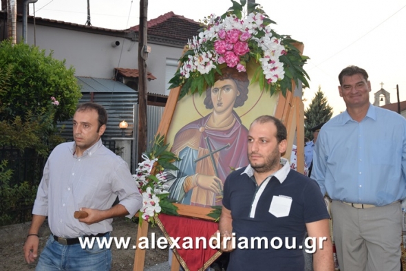 Περιφορά της Εικόνας του Αγίου Φανουρίου στο Καψοχώρι Ημαθίας (Φώτο - βίντεο)