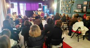 Παρουσίαση του νέου βιβλίου της Εύης Κουτρουμπάκη Ο Βαλές Του Θεού από τη Λέσχη Ανάγνωσης Αλεξάνδρειας της Κινηματοδράσις