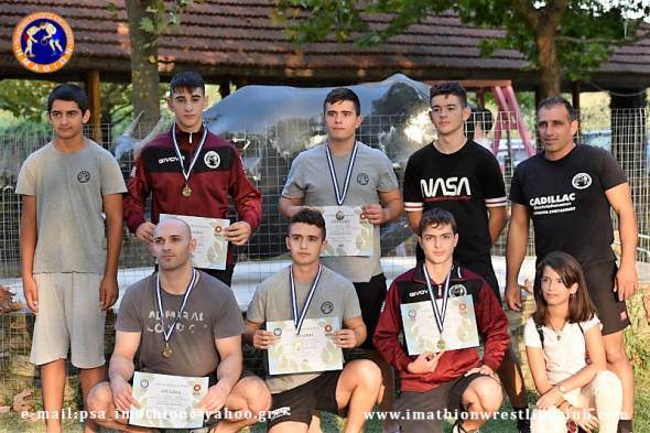 Πέντε μετάλλια κατέκτησαν οι αθλητές του Ημαθίωνα Αλεξάνδρειας στο Αναπτυξιακό πρωτάθλημα πάλης στην άμμο στις Σέρρες