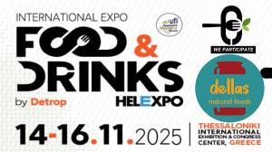Η Dellas Natural Foods συμμετέχει στην FOOD &amp; DRINKS HELEXPO 2025