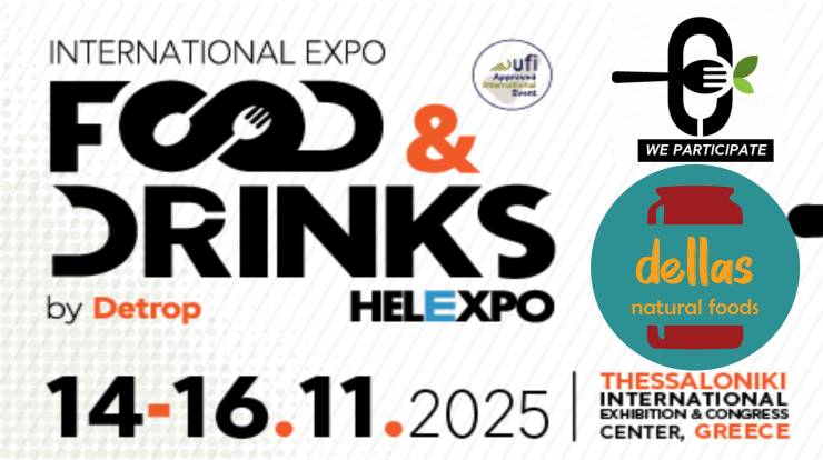 Η Dellas Natural Foods συμμετέχει στην FOOD &amp; DRINKS HELEXPO 2025
