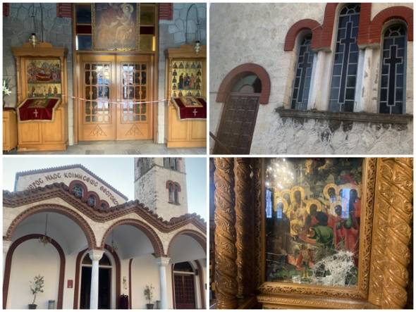 Ιερόσυλοι διέρρηξαν τον Μ.Ι. Ναό της Παναγίας στην Αλεξάνδρεια - Αφαίρεσαν όλα τα τάματα από την Εικόνα της Μεγαλόχαρης