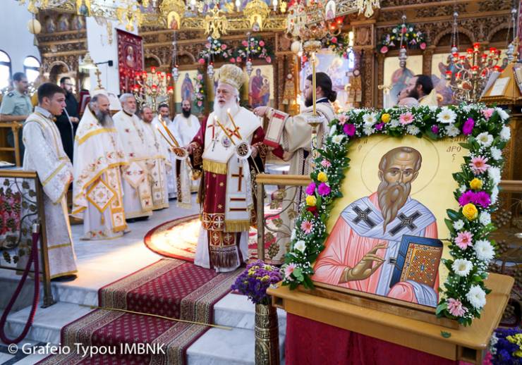 Πανηγύρισε ο Ι.Ν. Αγίου Αλεξάνδρου Αλεξανδρείας παρουσία του Μητροπολίτου μας