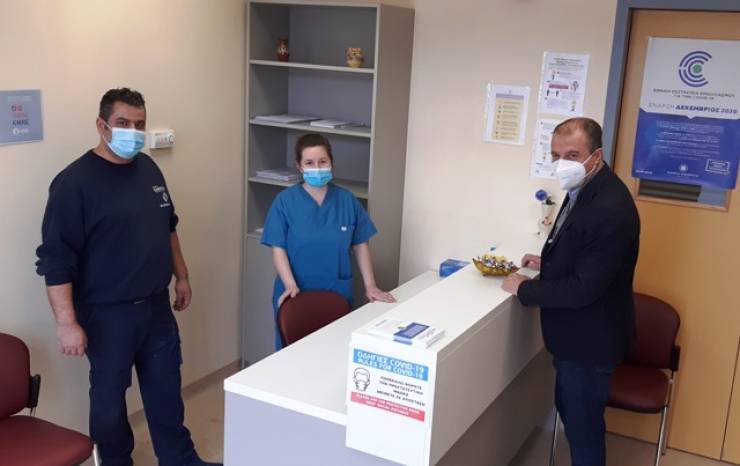 Το νέο εμβολιαστικό κέντρο στο Νοσοκομείο Βέροιας είναι έτοιμο
