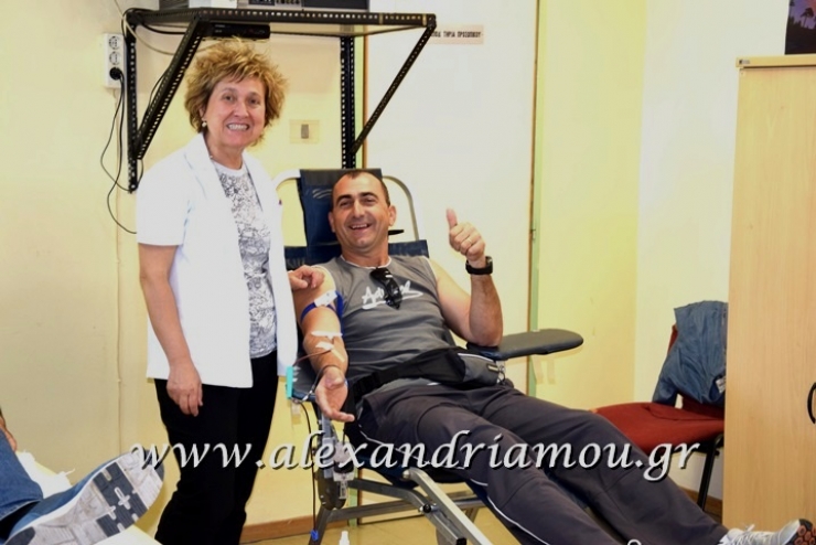 Μεγάλη συμμετοχή στην Εθελοντική Αιμοδοσία του Δήμου Αλεξάνδρειας