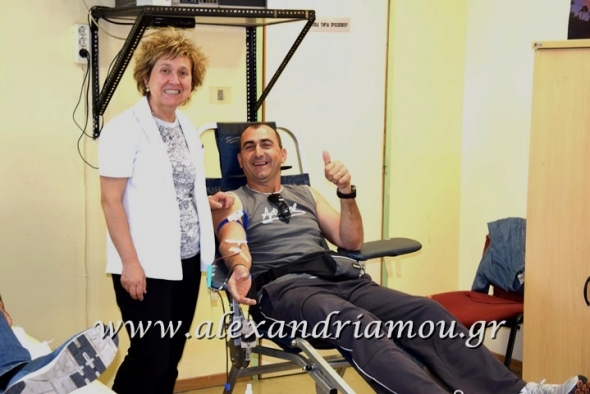 Μεγάλη συμμετοχή στην Εθελοντική Αιμοδοσία του Δήμου Αλεξάνδρειας