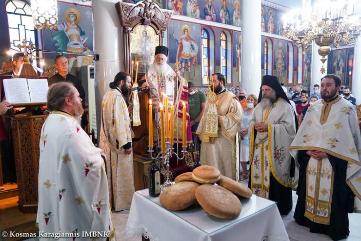 Πανηγυρικός Εσπερινός για την εορτή της Αγίας Ζώνης στο Νεοχώρι Ημαθίας