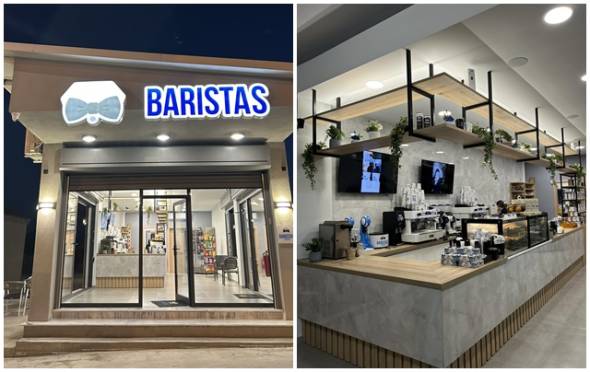 BARISTAS COFFEE: &Kappa;&alpha;&phi;έ&sigmaf; &kappa;&alpha;&iota; &Pi;&rho;&omega;&iota;&nu;ό &pi;&omicron;&upsilon; &lambda;&alpha;&tau;&rho;&epsilon;ύ&epsilon;&iota;&sigmaf; &kappa;&alpha;&iota; &pi;ά&nu;&tau;&alpha; &epsilon;&pi;&iota;&sigma;&tau;&rho;έ&phi;&epsilon;&iota;&sigmaf;!