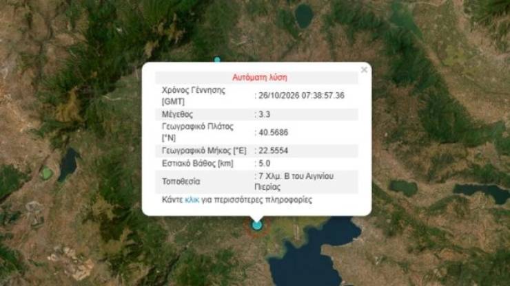 &Sigma;&epsilon;&iota;&sigma;&mu;ό&sigmaf; 3,3 &Rho;ί&chi;&tau;&epsilon;&rho; &sigma;&tau;&omicron; &Alpha;&iota;&gamma;ί&nu;&iota;&omicron; &Pi;&iota;&epsilon;&rho;ί&alpha;&sigmaf; - &Alpha;&iota;&sigma;&theta;&eta;&tau;ό&sigmaf; &sigma;&tau;&eta;&nu; &Alpha;&lambda;&epsilon;&xi;ά&nu;&delta;&rho;&epsilon;&iota;&alpha;