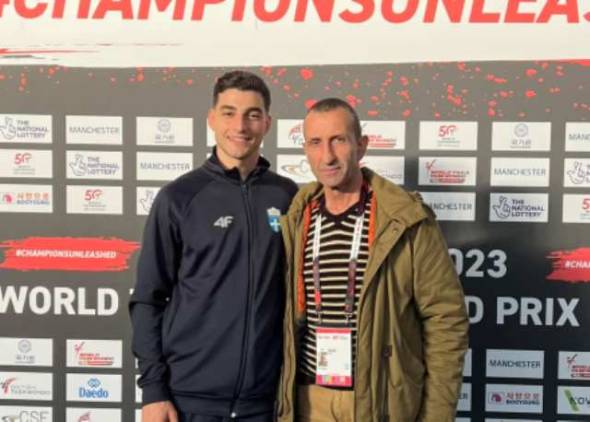 O Κωνσταντίνος Χαμαλίδης στο Final Grand Prix στο Μάντσεστερ της Αγγλίας με τους 16 καλύτερους αθλητές του κόσμου