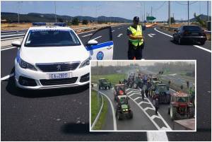 Διεύθυνση Αστυνομίας Ημαθίας: Εκτροπή Οχημάτων στην Εγνατία Οδό λόγω Αγροτικών Κινητοποιήσεων