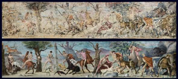 Βεργίνα: Η τοιχογραφία με το κυνήγι από τον τάφο του Φιλίππου Β΄- Πώς ήταν το σπουδαίο ζωγραφικό έργο του 4ου π.Χ. αιώνα