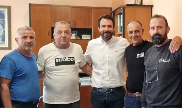 Ο Τάσος Μπαρτζώκας σε φορείς και υπηρεσίες της Αλεξάνδρειας