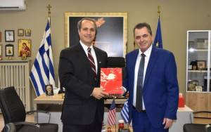 Την Π.Ε. Ημαθίας επισκέφτηκε ο Γενικός Πρόξενος των Η.Π.Α. στη Θεσσαλονίκη
